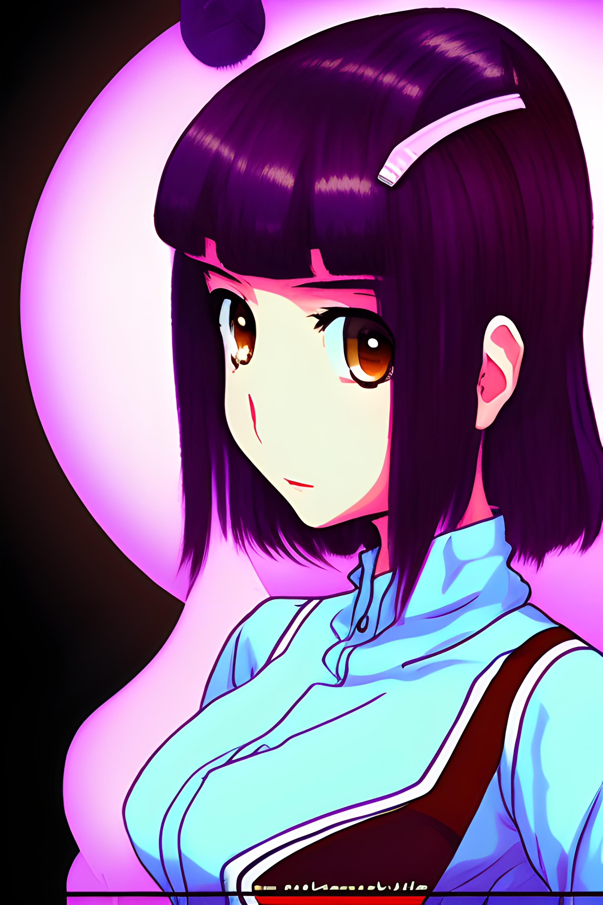 retro anime girl | ImageEditor.AI